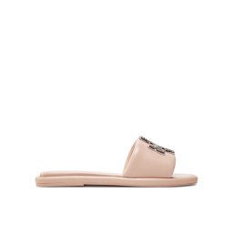 Tory Burch Papucs Double T Deco Sport Slide 158768 Rózsaszín