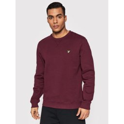 Lyle & Scott Pulóver ML424VOG Bordó Regular Fit