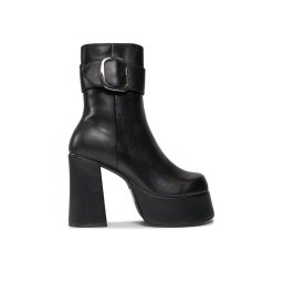 Steve Madden Bokacsizma Siren Bootie SM11002628 SM11002628-017 Fekete