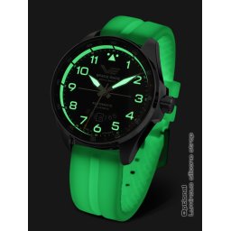 VOSTOK EUROPE LUME SZILIKONSZÍJ, FEHÉR (22mm)