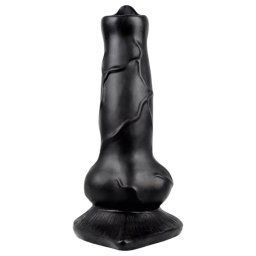 Animalorny - kutya dildó - 12cm (fekete)