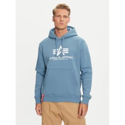 Alpha Industries Pulóver 178312 Kék Regular Fit