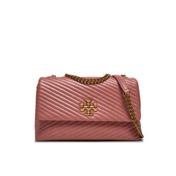 Tory Burch Táska Kira Moto Quilt Small Convertible Shoulder Bag 156181 Rózsaszín