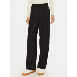 Tommy Hilfiger Szövet nadrág WW0WW39725 Fekete Relaxed Fit