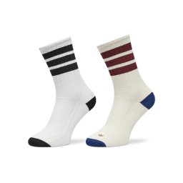 adidas 2 pár hosszú szárú unisex zokni Premium Mid Crew IB9170 Színes