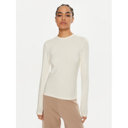 Calvin Klein Blúz K20K207745 Ekru Regular Fit