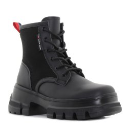 Tommy Hilfiger Chunky fekete női bakancs