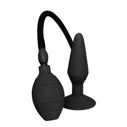 MenzStuff L - pumpálható anál plug - fekete (nagy)