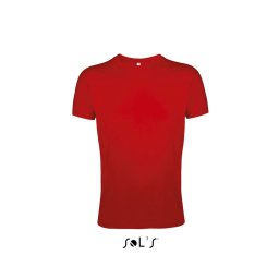 SOL'S REGENT FIT környakas testhez álló férfi póló SO00553, Red-M