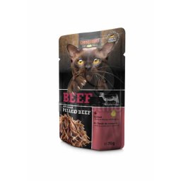 Leonardo marhahús extra tépett marhahússal alutasakos macskaeledel 16 x 70 g