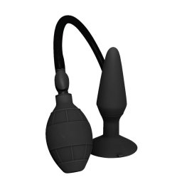 MenzStuff L - pumpálható anál plug - fekete (nagy)