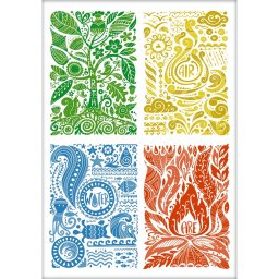 Határidőnapló Colors A5 heti, fehér lapokkal Elements Dayliner 2026.