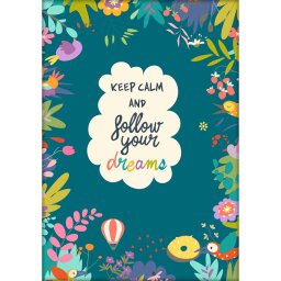 Határidőnapló Colors A5 heti, fehér lapokkal Fantasy Dayliner 2027.