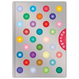 Határidőnapló Colors A5 napi, fehér lapokkal Magic Dayliner 2026.