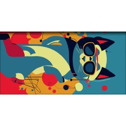 Zsebnaptár Colors fekvő heti, fehér lapokkal Astro Cat Dayliner 2026.