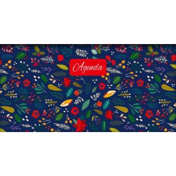 Zsebnaptár Colors fekvő heti, fehér lapokkal Folk Dayliner 2026.