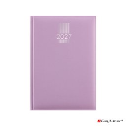 Határidőnapló MyPastel A5 napi, krémszínű lapokkal lila Dayliner 2027.
