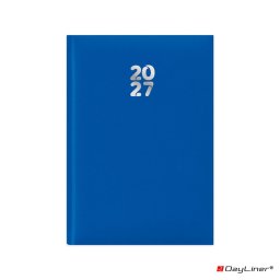 Határidőnapló Pannon A5 napi, fehér lapokkal kék Dayliner 2027.