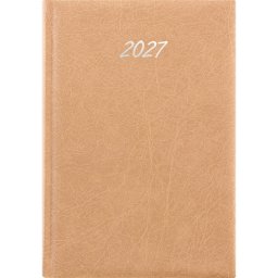 Határidőnapló Rebel B5 heti, krémszínű lapokkal bézs Dayliner 2027.