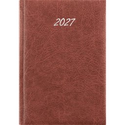 Határidőnapló Rebel B5 heti, krémszínű lapokkal bordó Dayliner 2027.