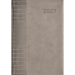 Határidőnapló Tucson A5 napi, fehér lapokkal szürke Dayliner 2027.