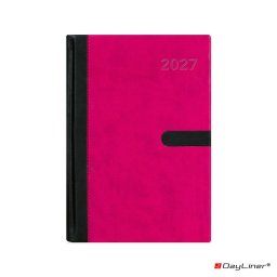 Határidőnapló Winner A5 heti, fehér lapokkal padlizsán Dayliner 2027.