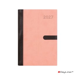 Határidőnapló Winner A5 heti, fehér lapokkal pink Dayliner 2027.