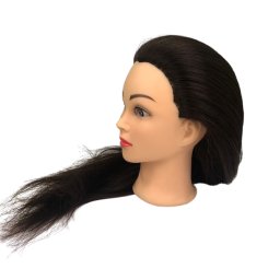 TOTO Hair Company SOFIA szemléltetőfej 100% emberi haj 55cm barna szín 800050