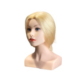 TOTO Hair Company VICKY szemléltetőfej 100% emberi haj 60cm szőke szín 803709
