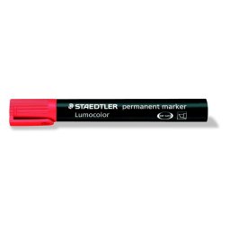 STAEDTLER Alkoholos marker, 2-5 mm, vágott, STAEDTLER "Lumocolor(R) 350", piros