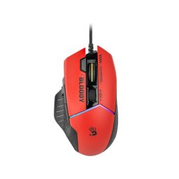 A4TECH Bloody W95 Max Gaming Egér – 12000 DPI, RGB Világítás, USB, Optikai Szenzor, Piros, eSport Gaming, Vezetékes
