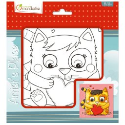 Avenue Mandarine PP001O Mini Festővászon – Anyák Napja, 15 x 15 cm