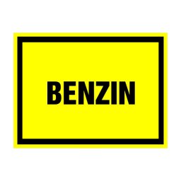 Benzin 20x15cm / Öntapadós vinil