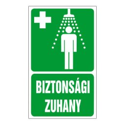 Biztonsági zuhany 15x25cm / 1 mm Műanyaglemez