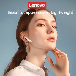Lenovo LP40 II Bluetooth 5.3 Vezeték Nélküli Fülhallgató Töltőtokkal Fekete