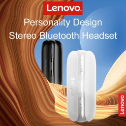 Lenovo TW60 B TWS Bluetooth 5.3 Vezeték Nélküli Fülhallgató Töltőtokkal Fekete