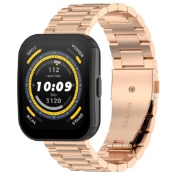 CLASSIC Fém szíj Amazfit Bip 5 rózsaszínhez