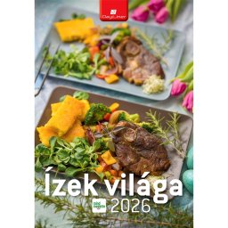 Falinaptár képes 230 x 330 mm, fehér lapokkal Ízek világa Dayliner 2027.