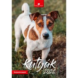 Falinaptár képes 230 x 330 mm, fehér lapokkal Kutyák Dayliner 2027.