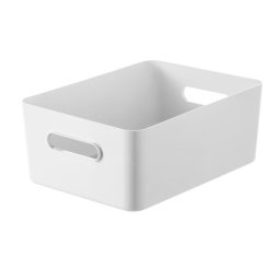 SMARTSTORE Műanyag tárolódoboz, 15,4 liter, SMARTSTORE "Compact L", fehér