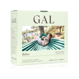 GAL Relax vegán kapszula 60 db - L-teanin, GABA, citromfű, golgotavirág