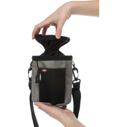 Trixie Snack Bag Multi Twist jutalomfalat tartó táska vállpánttal több színben 12 x 17 cm