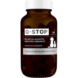 Quebeck Q-Stop bélsár állagjavító tabletta 90 db