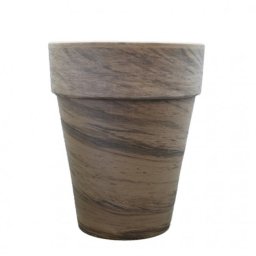 Virágcserép XL Agyag 38cm Szürke