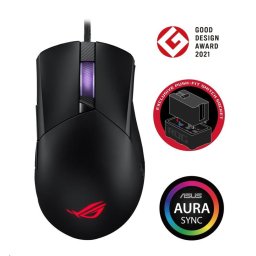 ASUS egér ROG GLADIUS III (P514), USB, fekete