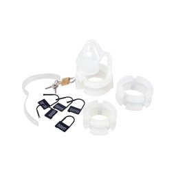 You2Toys - Peniscage - szilikon pénisz ketrec (fehér)