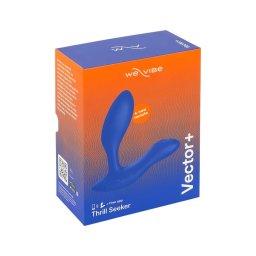 We-Vibe Vector+ - akkus, okos anál vibrátor (kék)