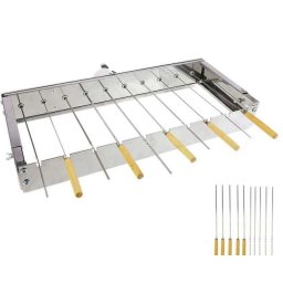Autómata Elektromos Grill Forgatós Szett 10db Nyárssal (5240)