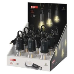 LED izzó USB tápegységgel 9db, box