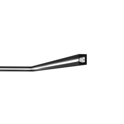 Noel & Marquet IL12 BLACK WALLSTYL® HDPS díszléc, 20 x 25 x 2000 mm